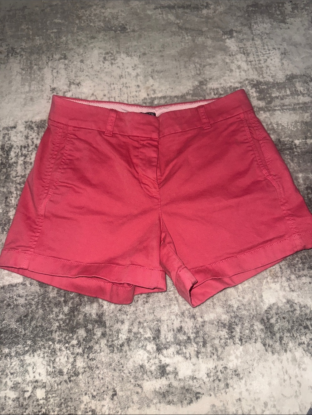 J. Crew Coral Pink Cotton Chino Shorts